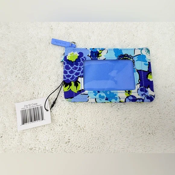 NWT Vera Bradley Zip ID Case in Retired “Blueberry Blooms” Pattern - Picture 5 of 6